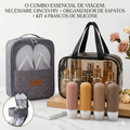 Combo Mala Inteligente: Organização Absoluta & Viagem Sem Stress ✈️💎
