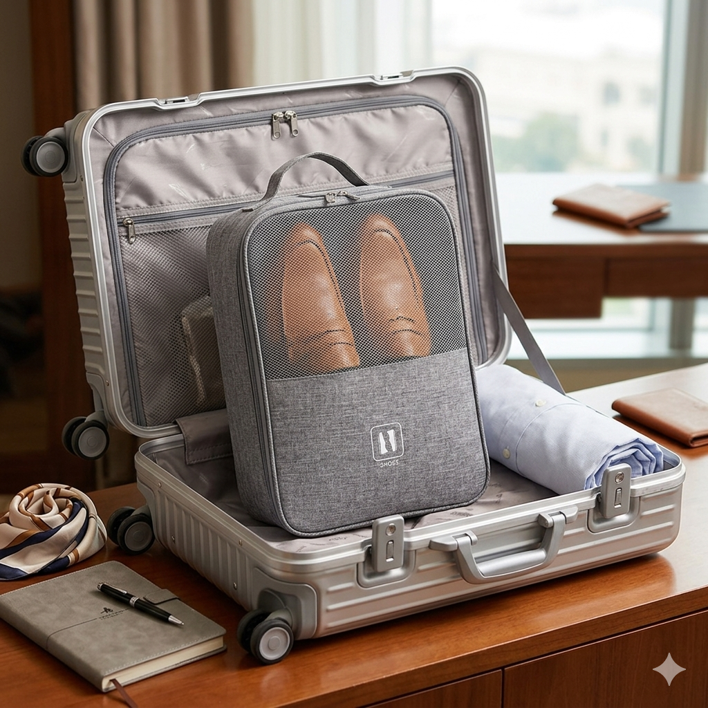 Bag Step Flow: Organizador de Calçados & Proteção em Movimento 👟✨