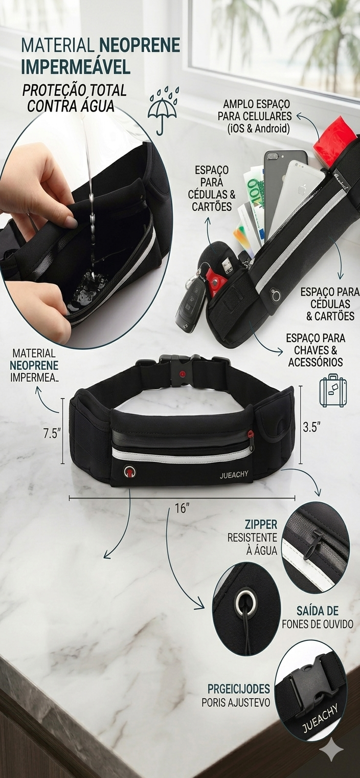 Pochete Slim Flow: Movimento Livre & Conexão Segura 🏃‍♀️✨