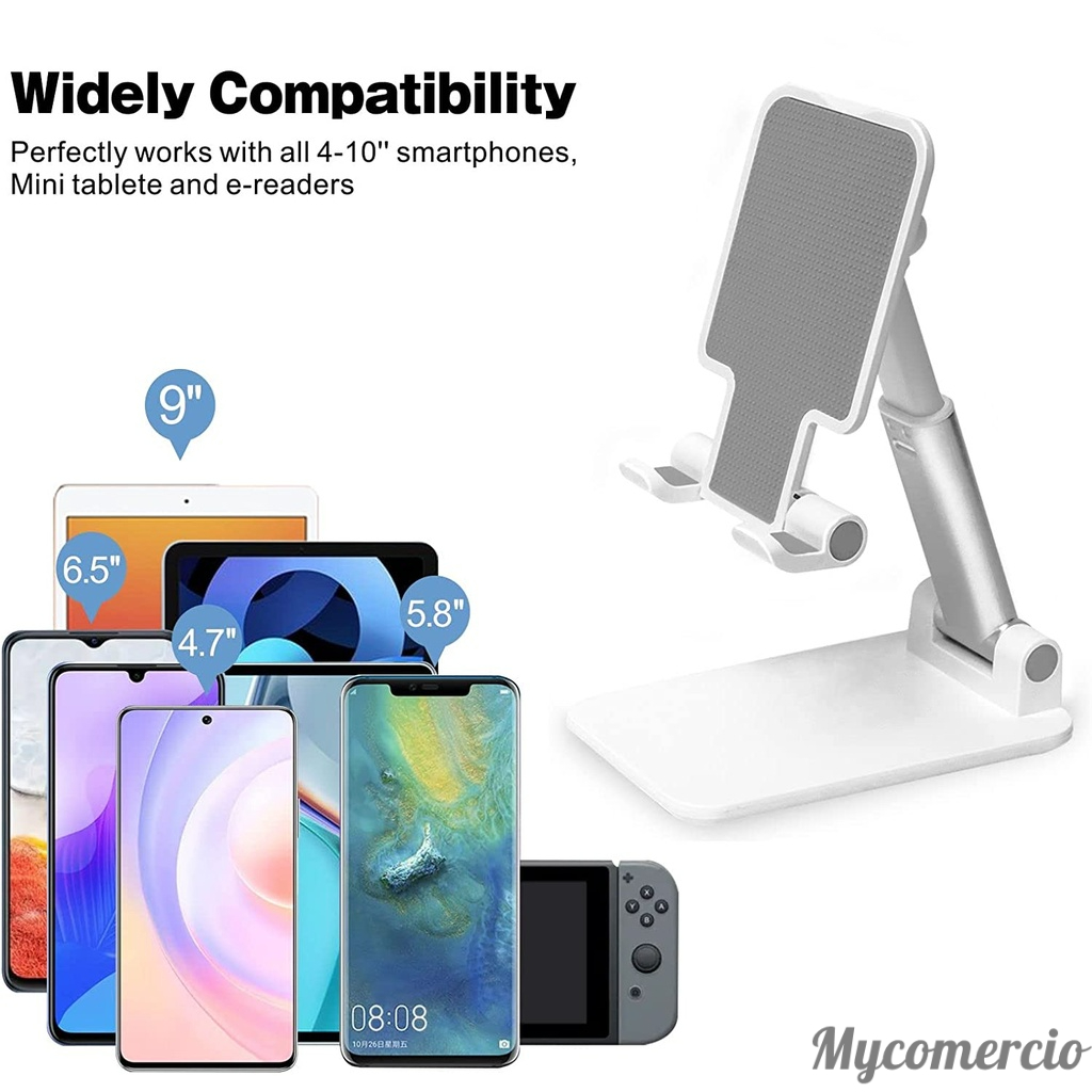 PROMOÇÃO！Atualizar！Suporte Para Celular e Tablet Dobrável Portátil Ajustável Apoio Mesa